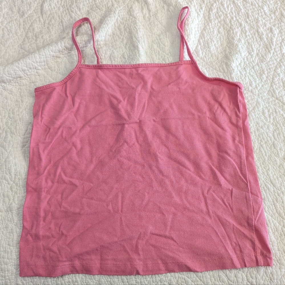 Wild Fable Square Neck Tank Size L Pink
